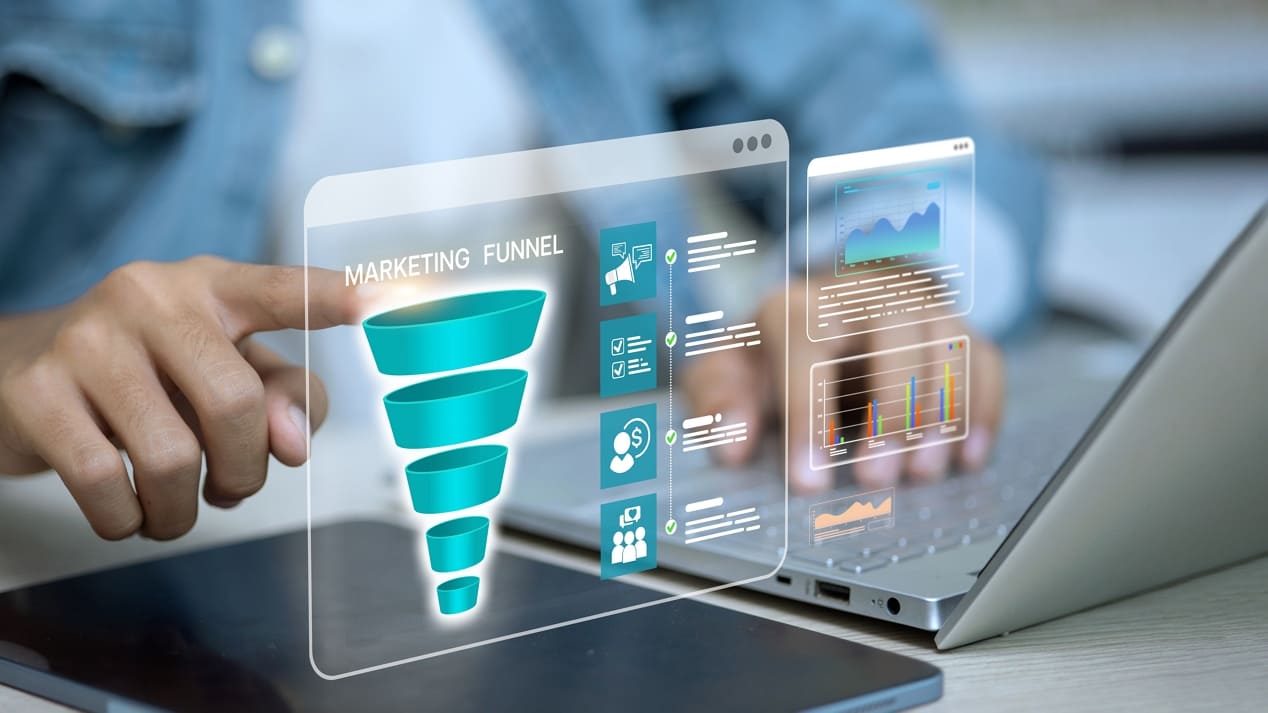 marketung funnel IA marksite agency