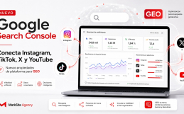 Descubre cómo conectar tus perfiles de Instagram, TikTok, X y YouTube a Google Search Console.