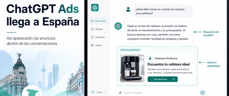ChatGPT Ads llega a España: cómo funcionará la publicidad en ChatGPT y qué cambia para los anunciantes